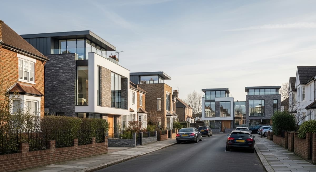 Modern residential architecture in the USA