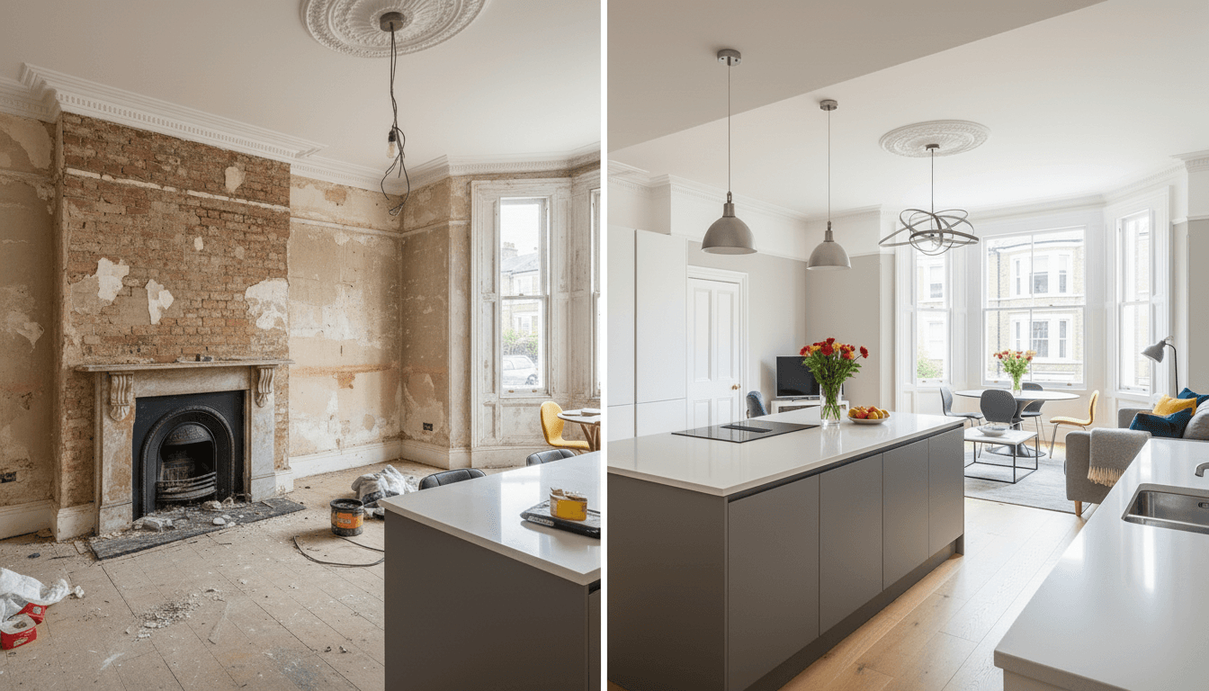 Historic brownstone renovation project Chicago Illinois